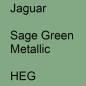 Preview: Jaguar, Sage Green Metallic, HEG.